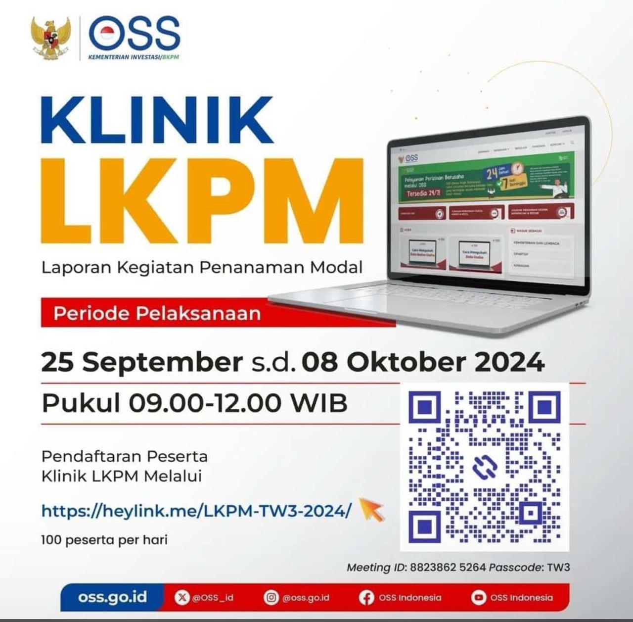 Klinik Laporan Kegiatan Penanaman Modal (LKPM)