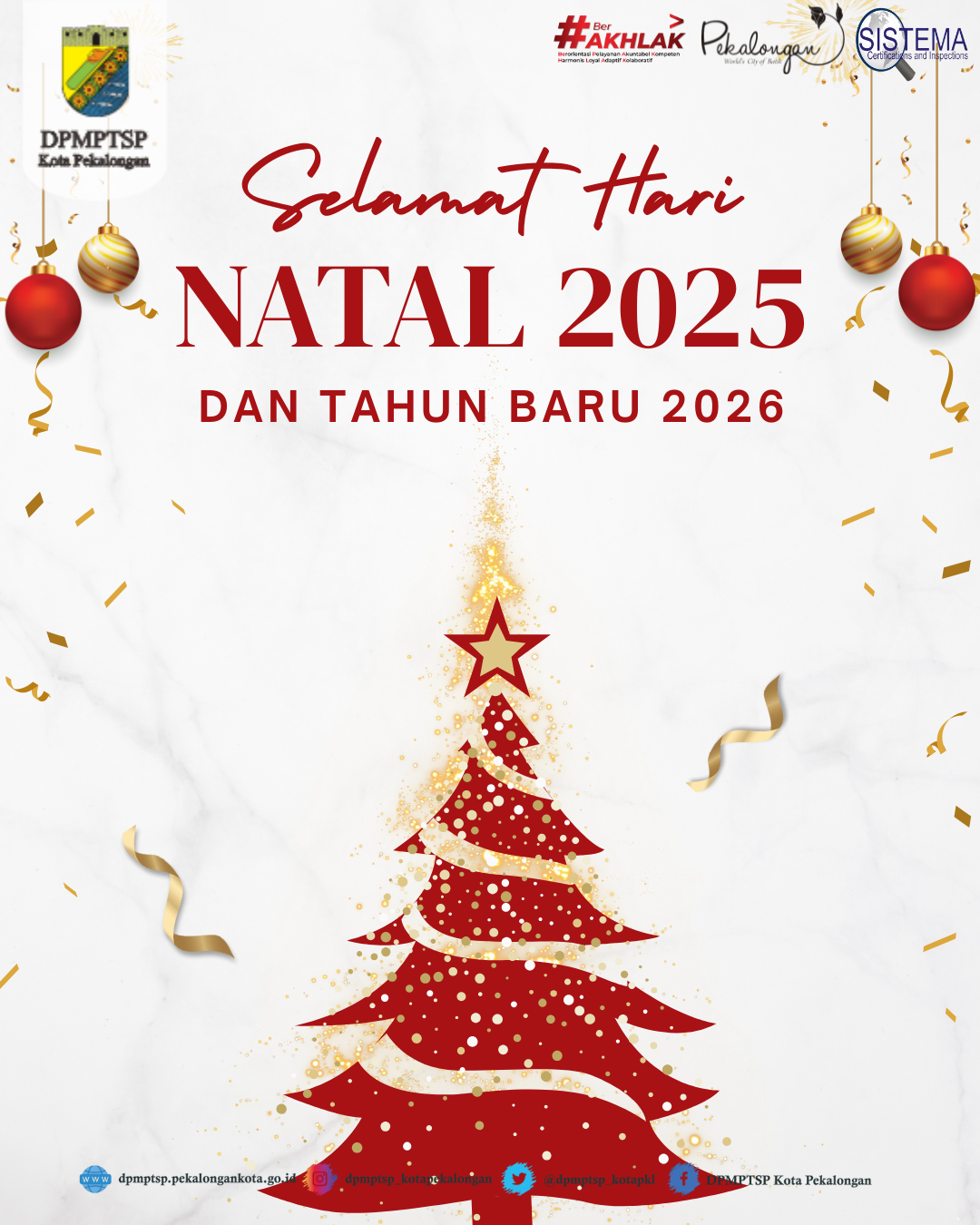 Selamat Merayakan Hari Natal 2025 dan Tahun Baru 2026