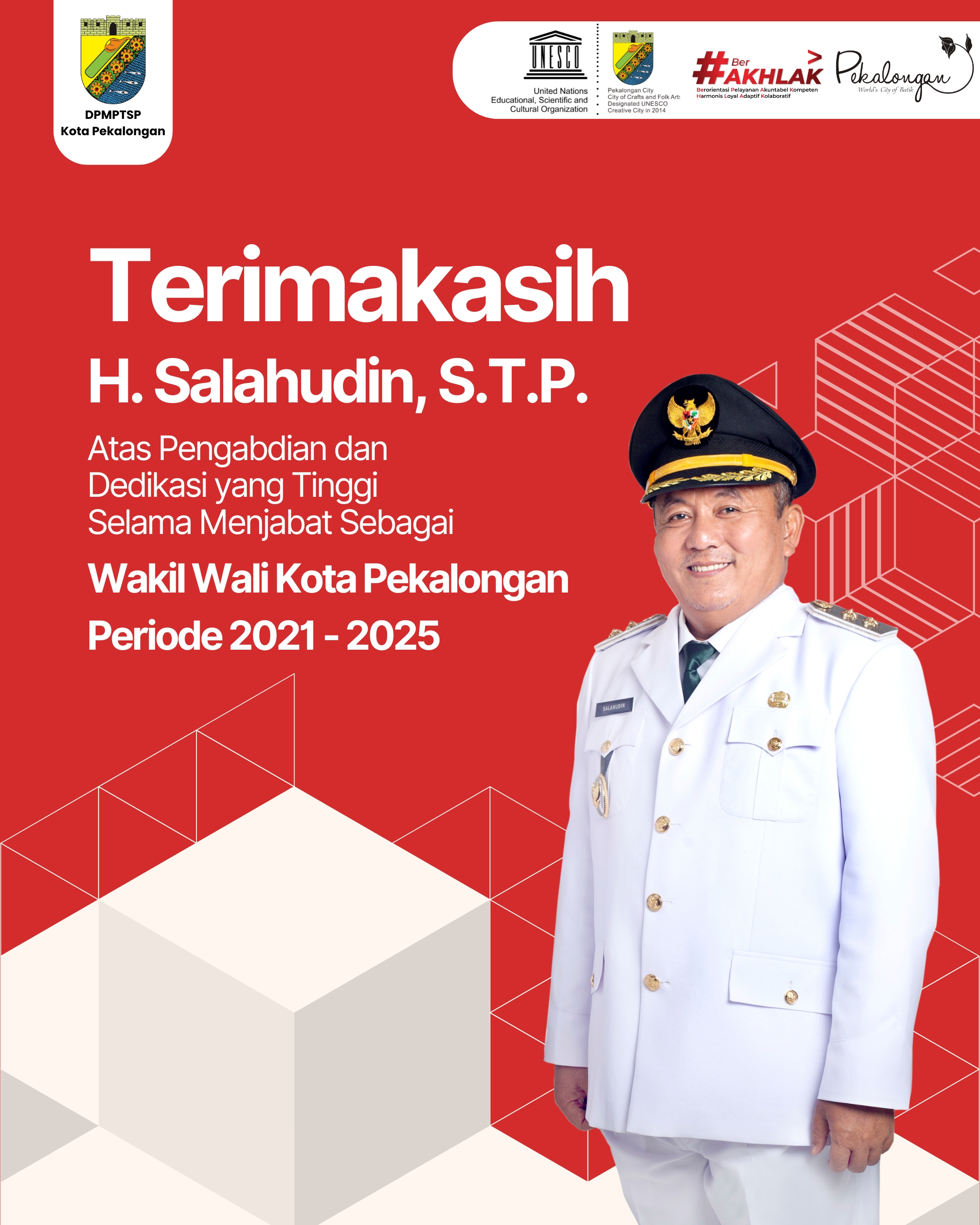 Terimakasih Bapak H. Salahudin, S.T.P.