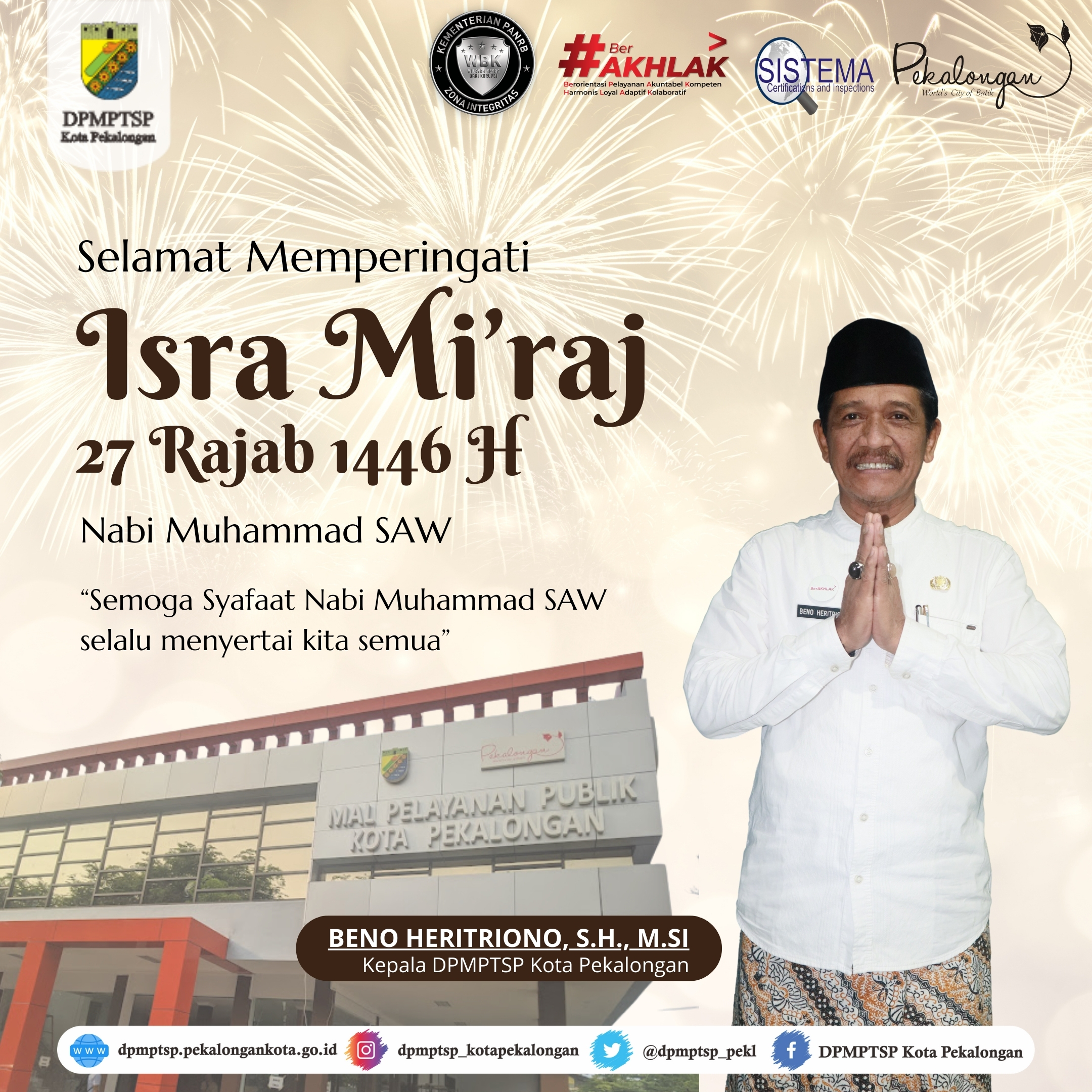 Selamat Memperingati Isra Mi'raj 1446 H.