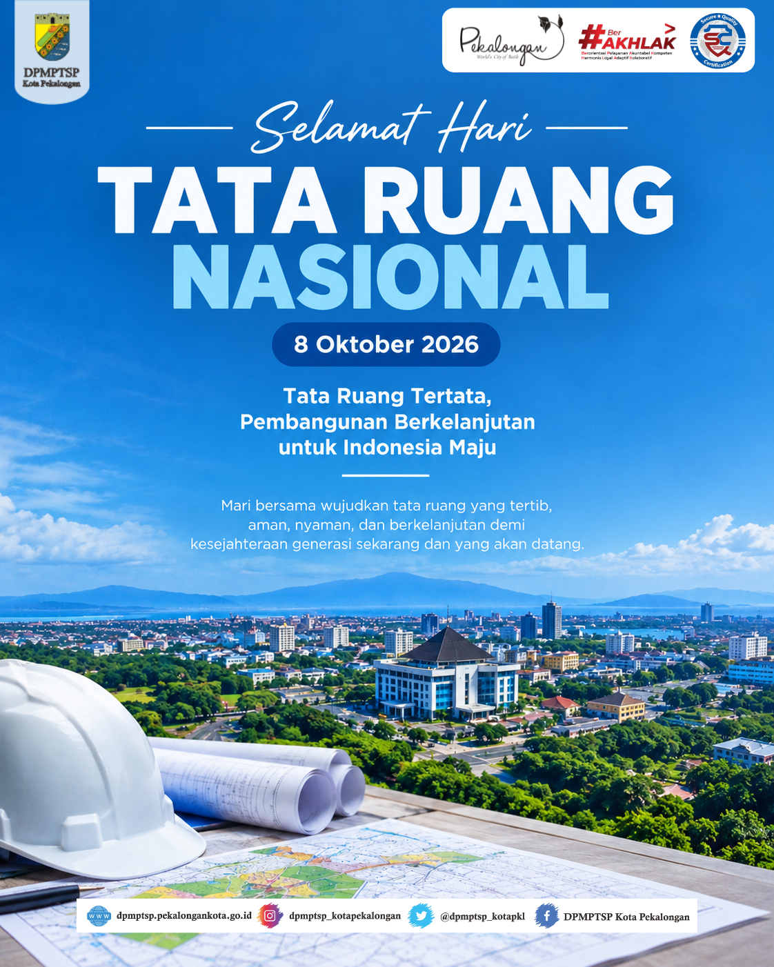 Selamat Hari Tata Ruang Nasional 2026